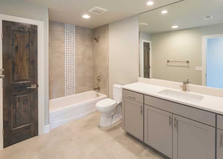 A bathroom remodel in Grand Junction, CO adds value to this home.